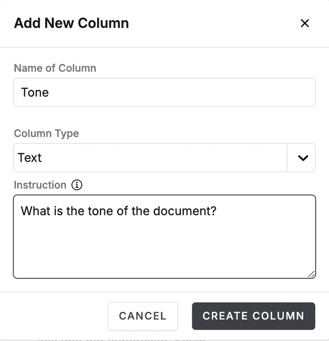 Tone Column